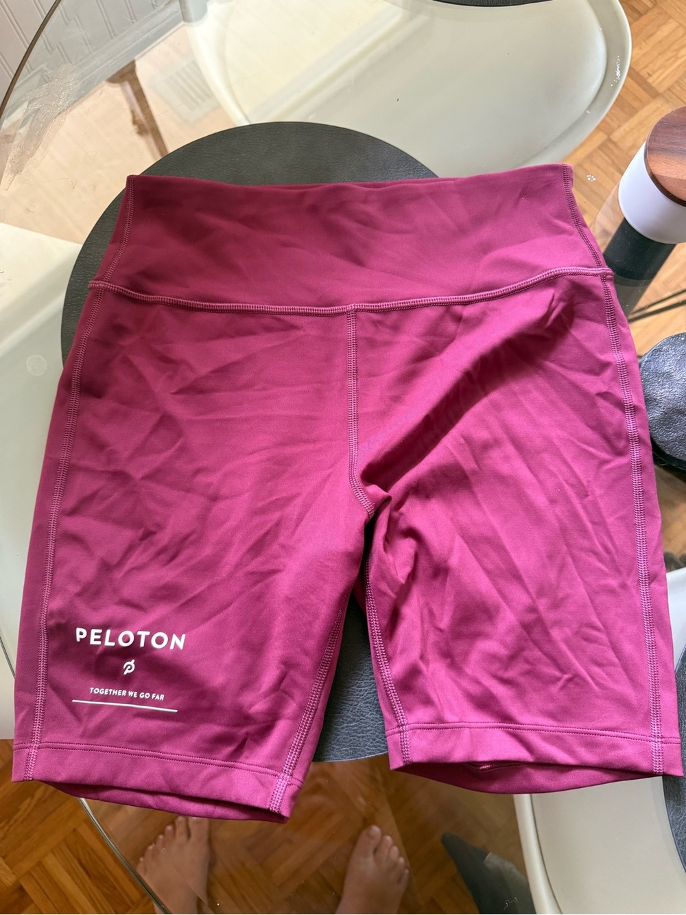 Peloton Women's High-Rise Bike Shorts - Berry Plum